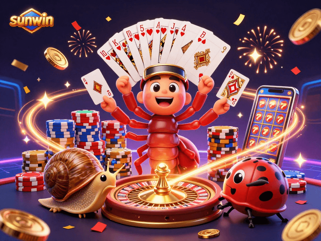Experience thrilling gameplay with sunwin's captivating casino features and vibrant characters.