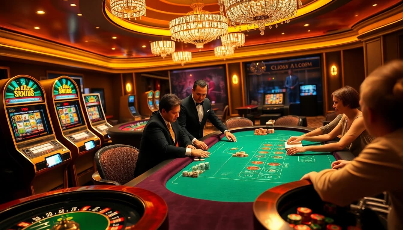 Experience rr88 gratis and enjoy thrilling gameplay at an upscale casino table.