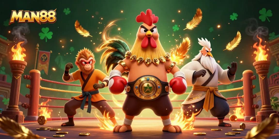 Join MAN88 for intense casino battles with vibrant characters and dynamic gambling elements.