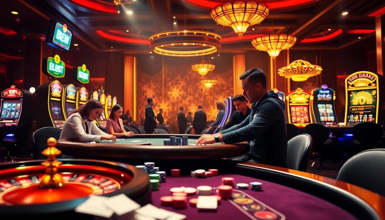 Experience the thrill of 888 NEW with vibrant casino games, poker tables, and jackpots in a luxurious setting.