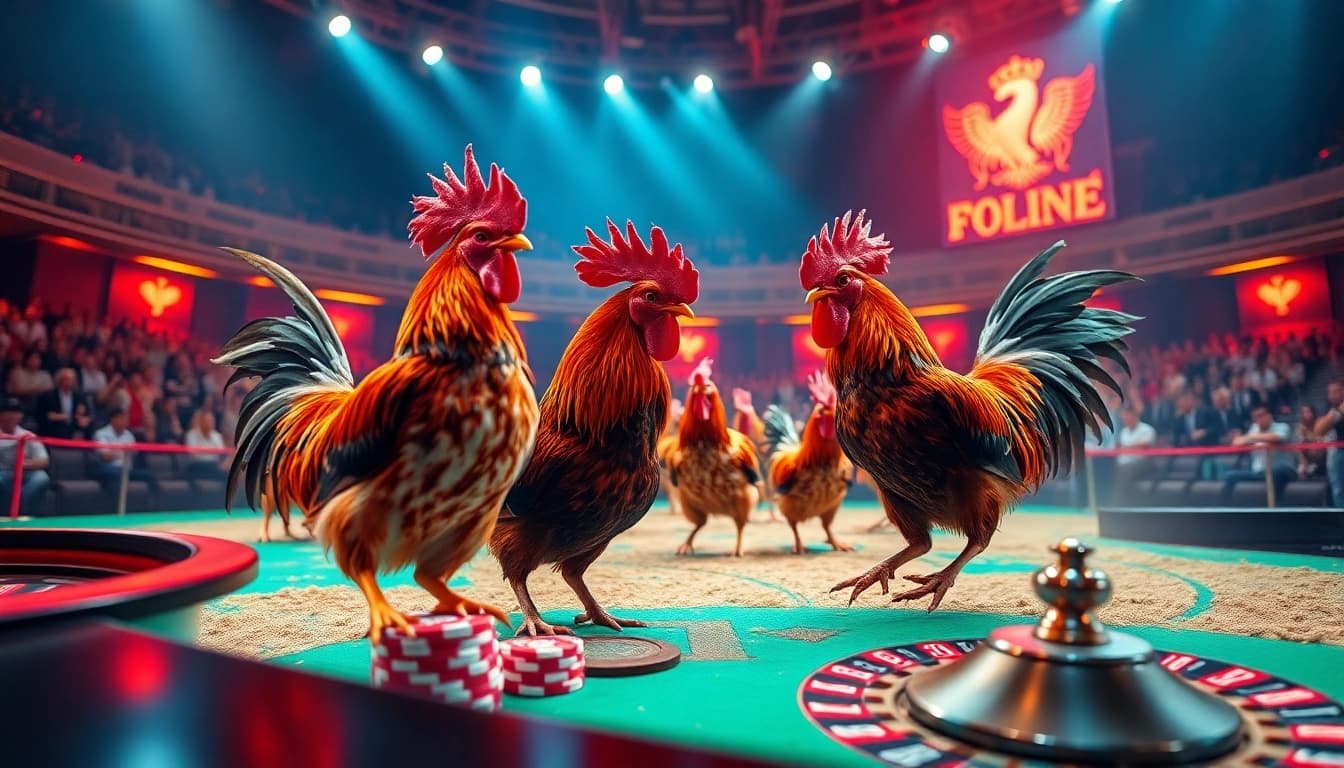 Watch exciting đá gà trực tiếp live with high-quality visuals and betting options on display.