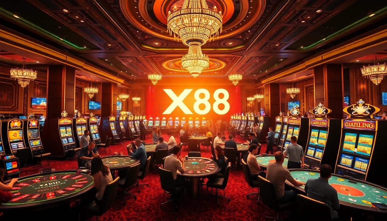 Experience the thrill of winning at the casino with XX88, featuring exciting tables and vibrant gaming action.