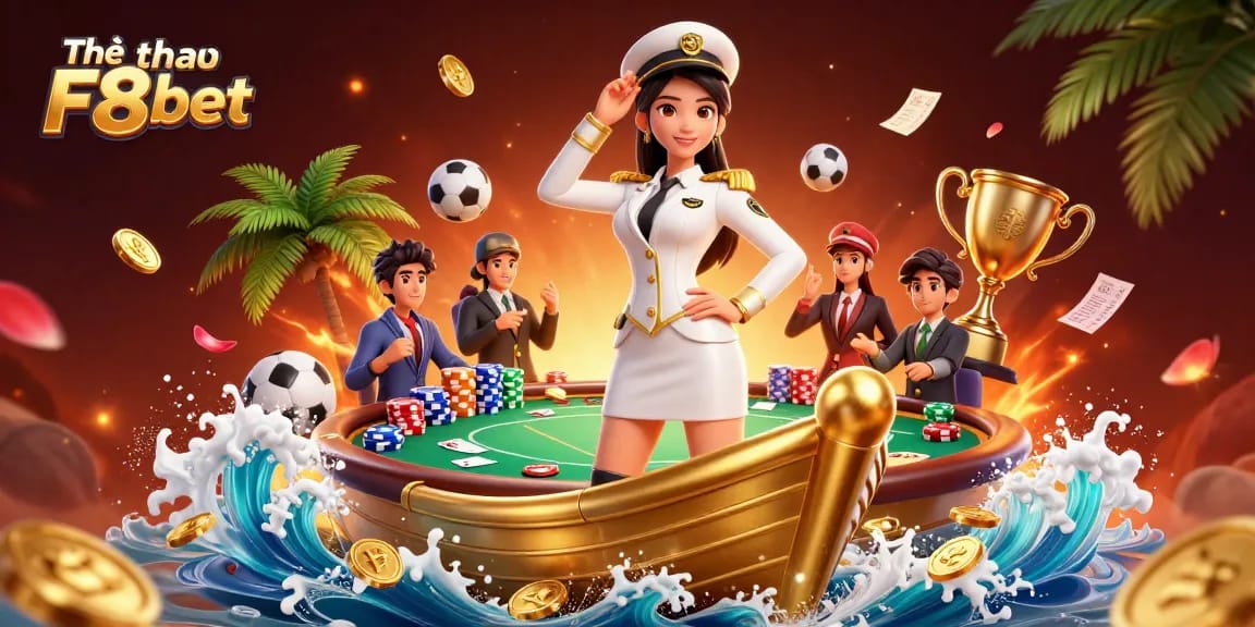 Experience thrilling sports betting action with Thể thao F8bet amidst stunning gaming visuals.