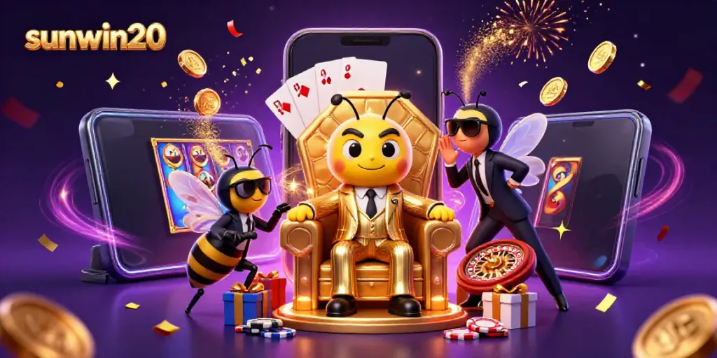 Experience thrilling gaming excitement at sunwin20 with charismatic characters and vibrant casino elements.