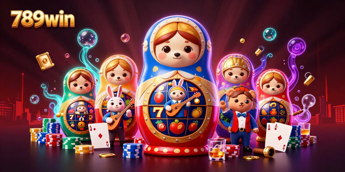 Engage with thrilling slots and colorful bears, showcasing the excitement of 789win gaming.