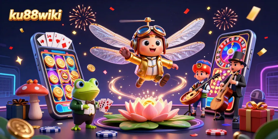 Experience exciting gaming at ku88wiki with vibrant characters and thrilling casino elements.