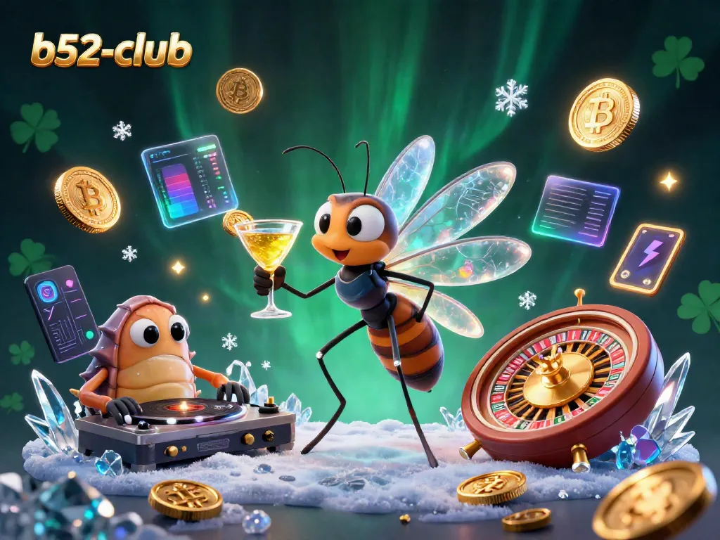 Experience the thrilling b52-club with captivating characters and vivid casino elements.