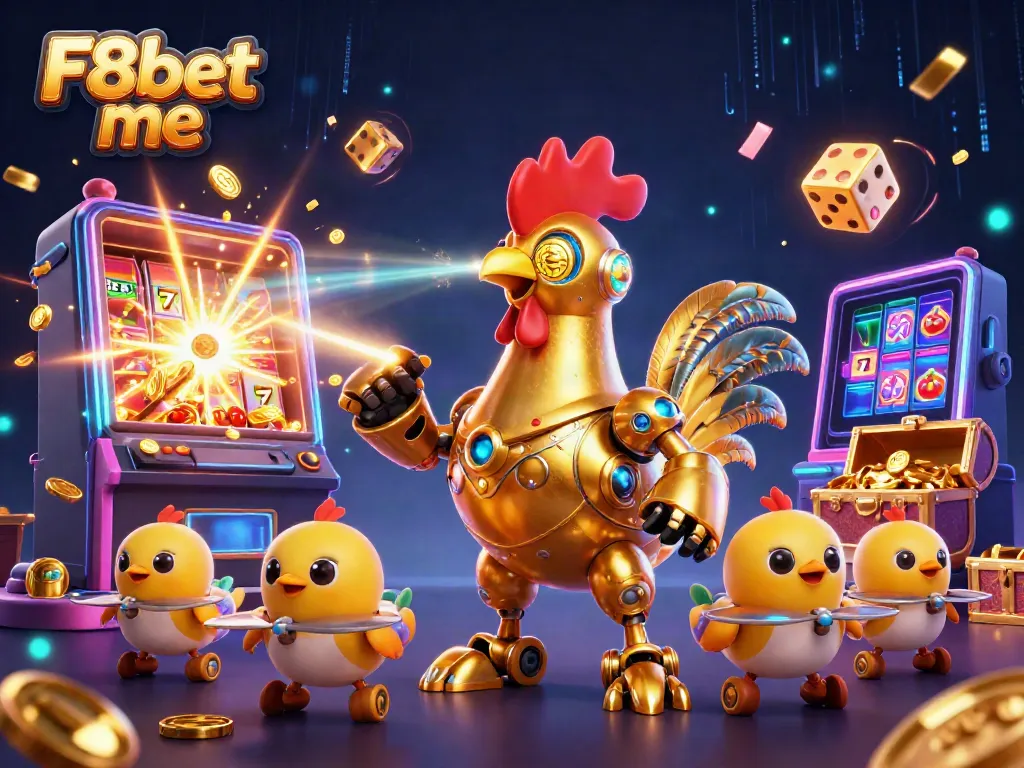 Experience F8bet me's thrilling 3D casino adventure with unique characters and vibrant game elements.