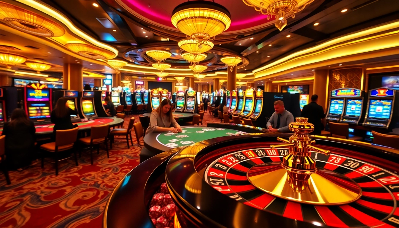 Experience the excitement of game 33win in a luxurious casino setting with engaging players and rich visuals.