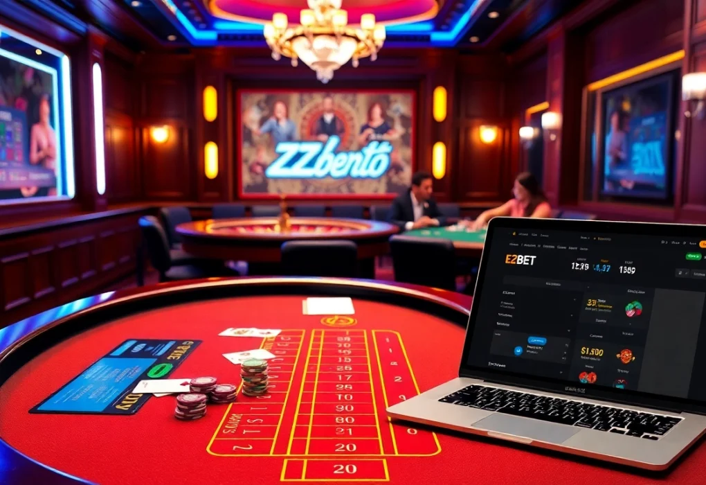 Experience the thrill of gambling at https://e2bet-games.org with energetic gameplay at a luxurious casino table.