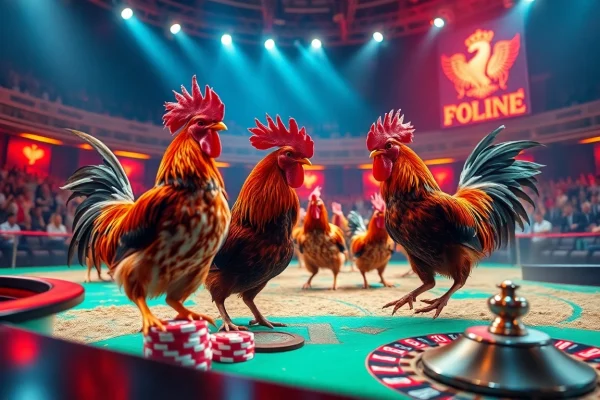 Watch exciting đá gà trực tiếp live with high-quality visuals and betting options on display.