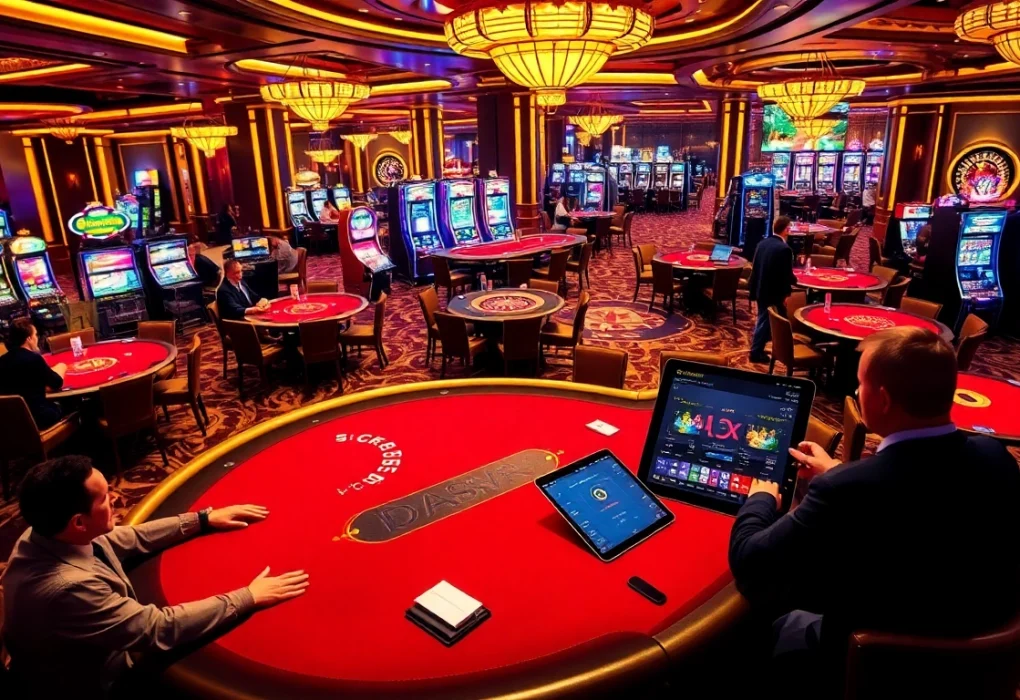 Experience thrilling gameplay at Da88 with vibrant casino tables and exciting betting action.