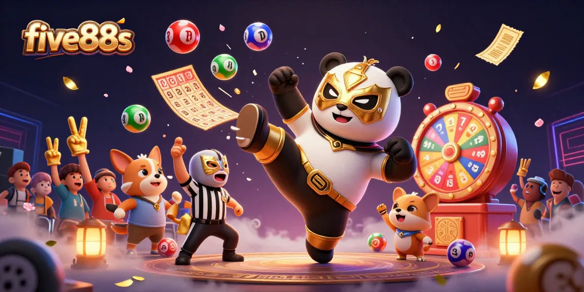 Experience thrilling gameplay at five88s with animated characters and exciting casino elements!