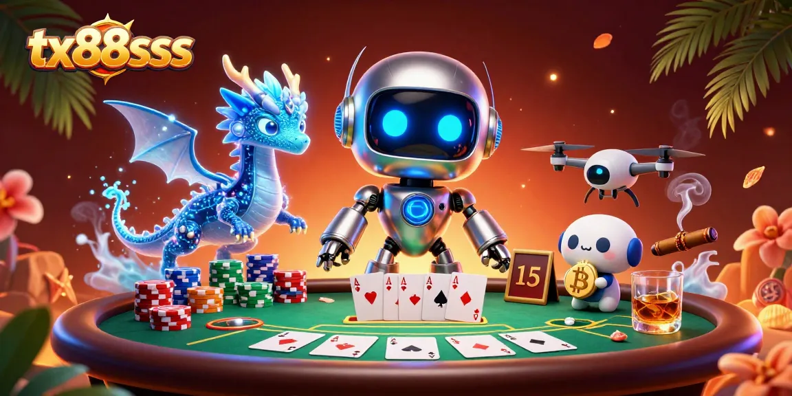 Experience the excitement of tx88sss with a vibrant 3D carnival of poker and high stakes gaming.
