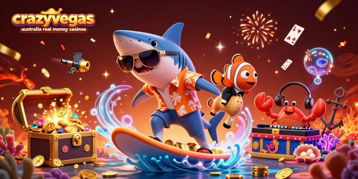 Experience thrilling action at crazyvegas australia real money casinos with vibrant characters and dynamic gaming elements.